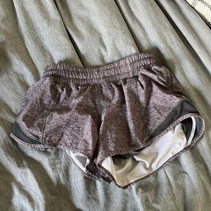 Lululemon Gray Hotty Hot Shorts 2.5”